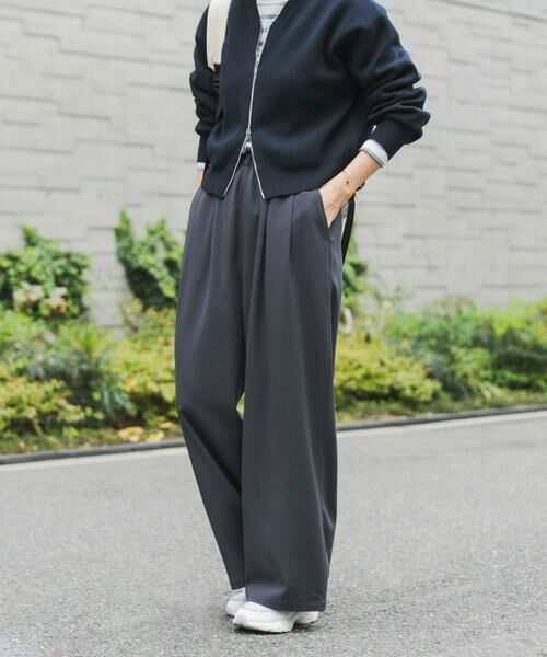 URBAN RESEARCH DOORS / アーバンリサーチ ドアーズ その他パンツ | 『UR TECH』完声タックギャザーワイドパンツ | 詳細13