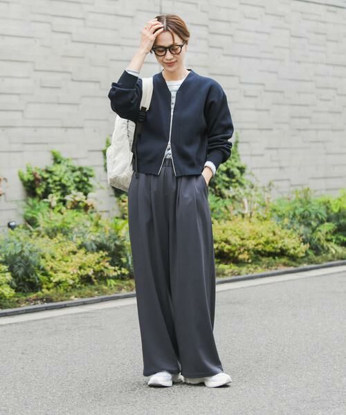 URBAN RESEARCH DOORS / アーバンリサーチ ドアーズ その他パンツ | 『UR TECH』完声タックギャザーワイドパンツ | 詳細16