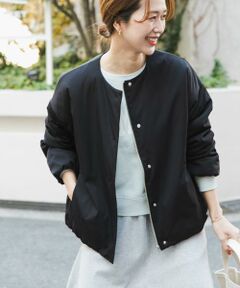 URBAN RESEARCH DOORS / アーバンリサーチ ドアーズ その他アウター | 撥水中綿ノーカラーコート