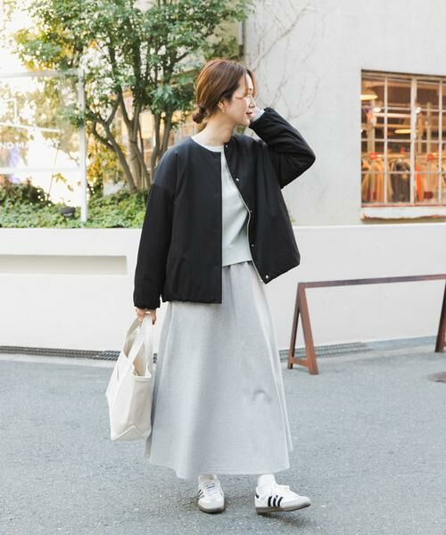 URBAN RESEARCH DOORS / アーバンリサーチ ドアーズ その他アウター | 撥水中綿ノーカラーコート | 詳細7