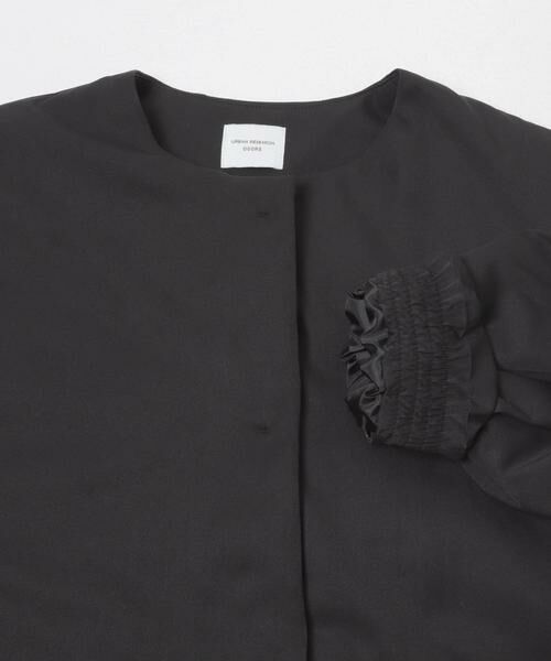 URBAN RESEARCH DOORS / アーバンリサーチ ドアーズ その他アウター | 撥水中綿ノーカラーコート | 詳細9