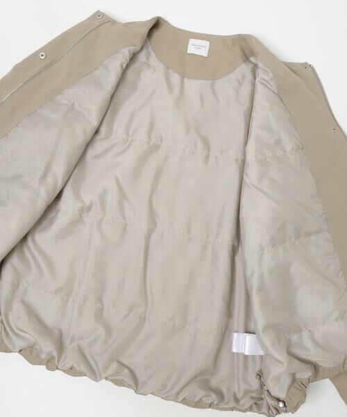 URBAN RESEARCH DOORS / アーバンリサーチ ドアーズ その他アウター | 撥水中綿ノーカラーコート | 詳細22