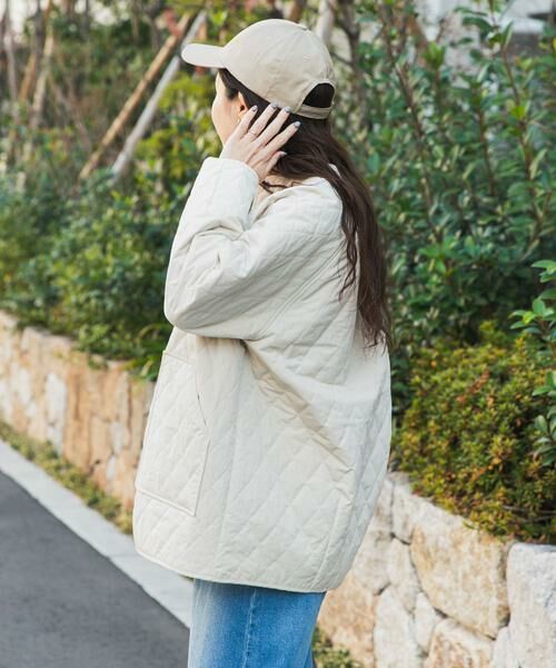 URBAN RESEARCH DOORS / アーバンリサーチ ドアーズ ダウンジャケット・ベスト | カポックキルトミドルジャケット | 詳細2