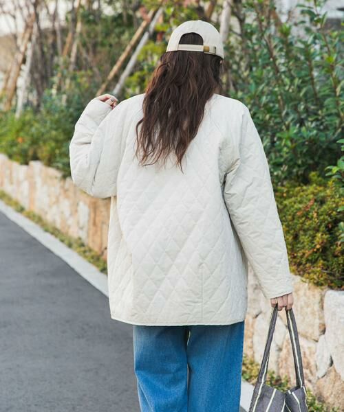 URBAN RESEARCH DOORS / アーバンリサーチ ドアーズ ダウンジャケット・ベスト | カポックキルトミドルジャケット | 詳細3