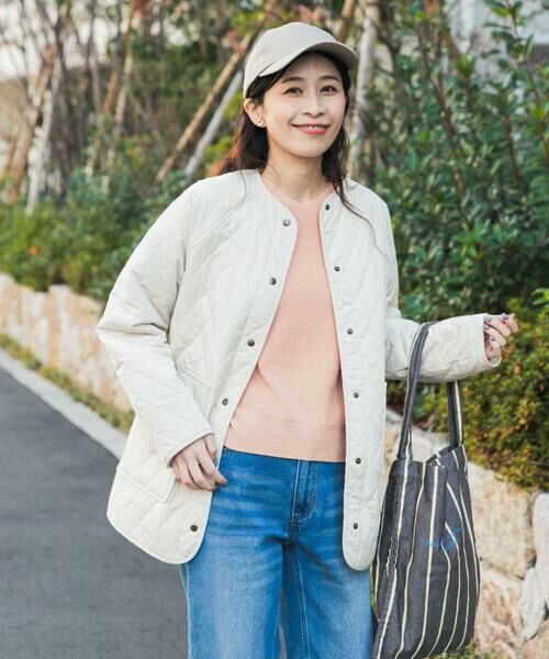 URBAN RESEARCH DOORS / アーバンリサーチ ドアーズ ダウンジャケット・ベスト | カポックキルトミドルジャケット | 詳細4