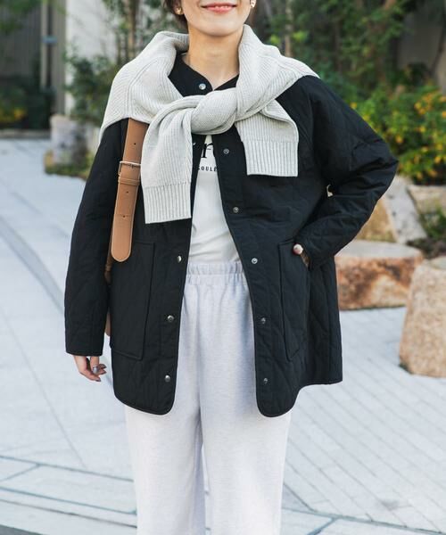 URBAN RESEARCH DOORS / アーバンリサーチ ドアーズ ダウンジャケット・ベスト | カポックキルトミドルジャケット | 詳細13