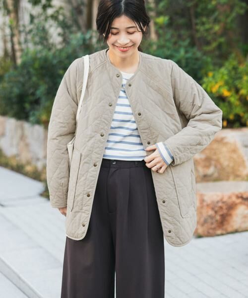 URBAN RESEARCH DOORS / アーバンリサーチ ドアーズ ダウンジャケット・ベスト | カポックキルトミドルジャケット | 詳細20