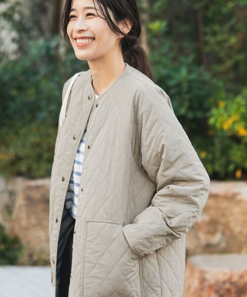 URBAN RESEARCH DOORS / アーバンリサーチ ドアーズ ダウンジャケット・ベスト | カポックキルトミドルジャケット | 詳細23