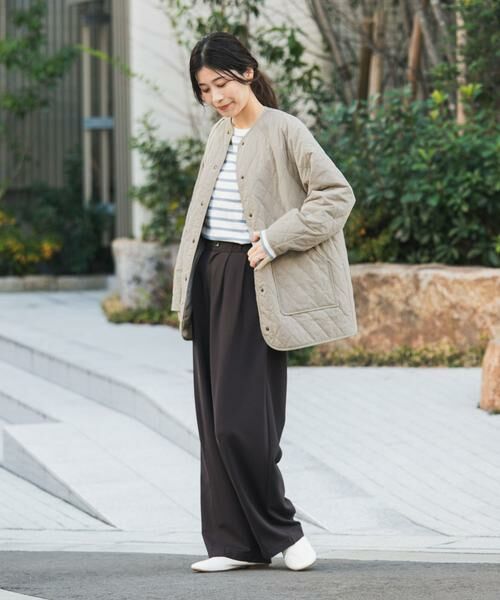 URBAN RESEARCH DOORS / アーバンリサーチ ドアーズ ダウンジャケット・ベスト | カポックキルトミドルジャケット | 詳細25