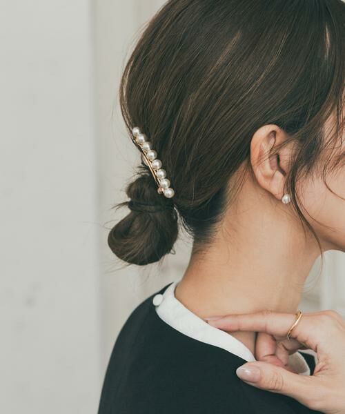 URBAN RESEARCH DOORS / アーバンリサーチ ドアーズ カチューシャ・カチューム・その他 | パールバレッタ | 詳細1