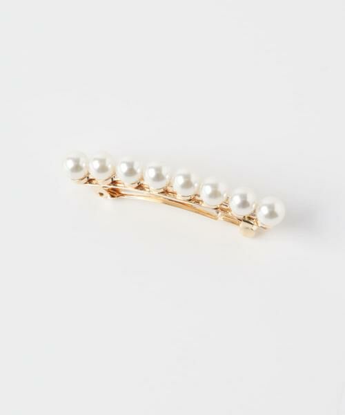 URBAN RESEARCH DOORS / アーバンリサーチ ドアーズ カチューシャ・カチューム・その他 | パールバレッタ（ホワイト系その他）