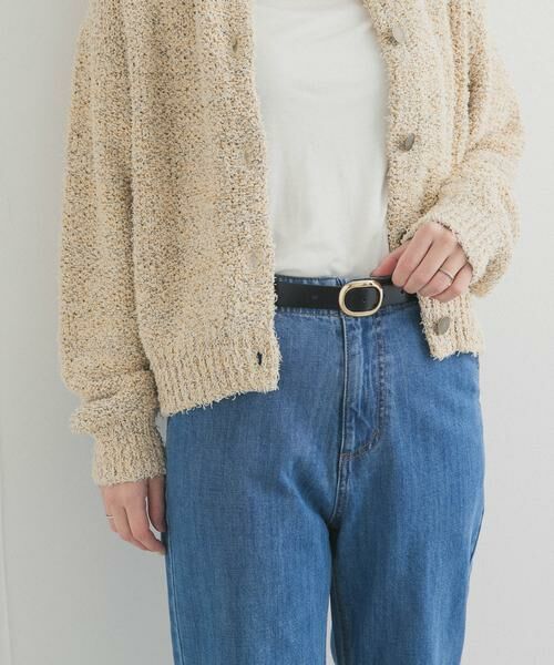 URBAN RESEARCH DOORS / アーバンリサーチ ドアーズ ベルト・サスペンダー | オーバルビッグバックルベルト | 詳細1