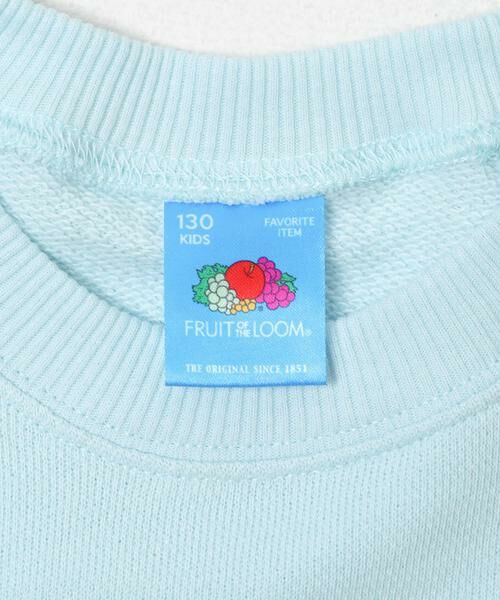 URBAN RESEARCH DOORS / アーバンリサーチ ドアーズ トップス | 『別注』FRUIT OF THE LOOM×DOORS　甘編み裏毛スウェット(KIDS) | 詳細6