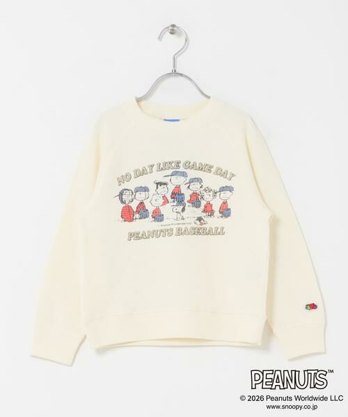 URBAN RESEARCH DOORS / アーバンリサーチ ドアーズ トップス | 『別注』FRUIT OF THE LOOM×DOORS　甘編み裏毛スウェット(KIDS)（アイボリー）