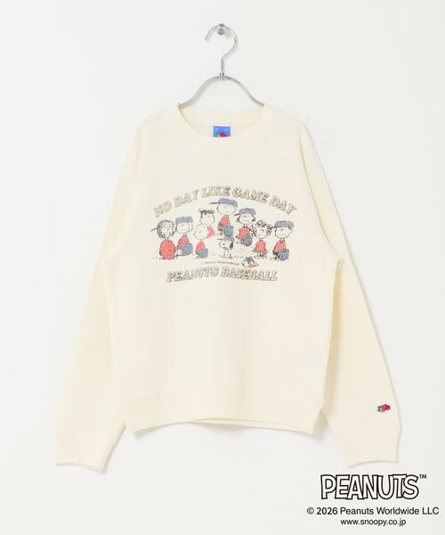 URBAN RESEARCH DOORS / アーバンリサーチ ドアーズ トップス | 『150サイズ』『別注』FRUIT OF THE LOOM×DOORS　甘編み裏毛スウェット(KIDS)（アイボリー）