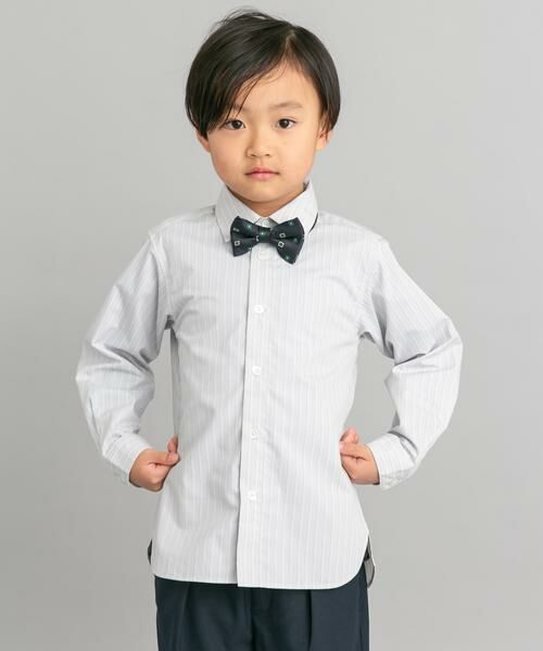 URBAN RESEARCH DOORS / アーバンリサーチ ドアーズ トップス | 『イージーケア』セレモニーセミワイドシャツ(KIDS)（グレー系その他）