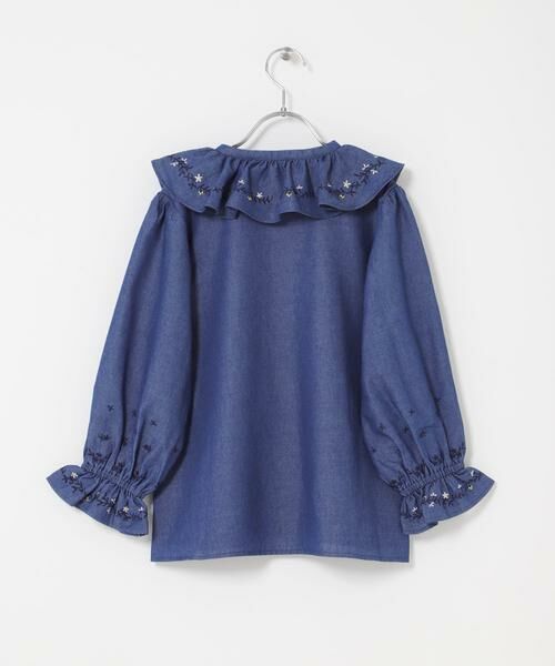 URBAN RESEARCH DOORS / アーバンリサーチ ドアーズ トップス | 『150サイズあり』フリルカラー刺繍ブラウス(KIDS) | 詳細9
