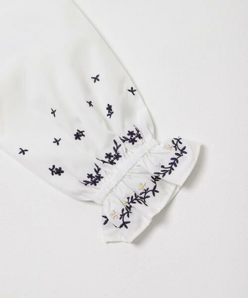 URBAN RESEARCH DOORS / アーバンリサーチ ドアーズ トップス | 『150サイズあり』フリルカラー刺繍ブラウス(KIDS) | 詳細21
