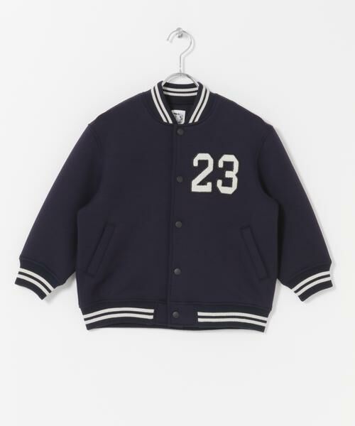 URBAN RESEARCH DOORS / アーバンリサーチ ドアーズ アウター | ダンボールニットスタジャン(KIDS)（ネイビー）