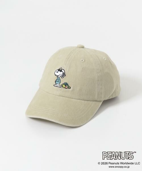 URBAN RESEARCH DOORS / アーバンリサーチ ドアーズ 服飾雑貨 | 『別注』FRUIT OF THE LOOM×DOORS　1pt刺繍キャップ(KIDS)（ベージュ）