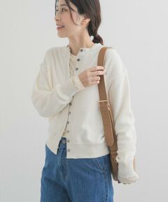 URBAN RESEARCH DOORS / アーバンリサーチ ドアーズ カーディガン・ボレロ | カットブークレーショートカーディガン