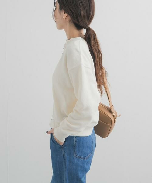 URBAN RESEARCH DOORS / アーバンリサーチ ドアーズ カーディガン・ボレロ | カットブークレーショートカーディガン | 詳細2