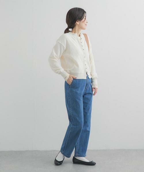 URBAN RESEARCH DOORS / アーバンリサーチ ドアーズ カーディガン・ボレロ | カットブークレーショートカーディガン | 詳細7