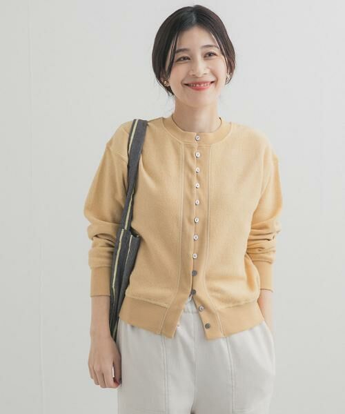 URBAN RESEARCH DOORS / アーバンリサーチ ドアーズ カーディガン・ボレロ | カットブークレーショートカーディガン | 詳細10