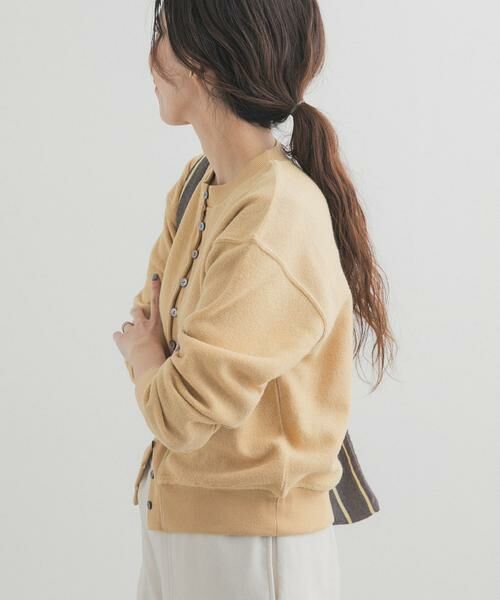 URBAN RESEARCH DOORS / アーバンリサーチ ドアーズ カーディガン・ボレロ | カットブークレーショートカーディガン | 詳細11