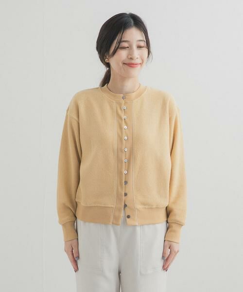 URBAN RESEARCH DOORS / アーバンリサーチ ドアーズ カーディガン・ボレロ | カットブークレーショートカーディガン | 詳細17
