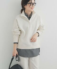 URBAN RESEARCH DOORS / アーバンリサーチ ドアーズ スウェット | 刺繍スタンドカラースウェット