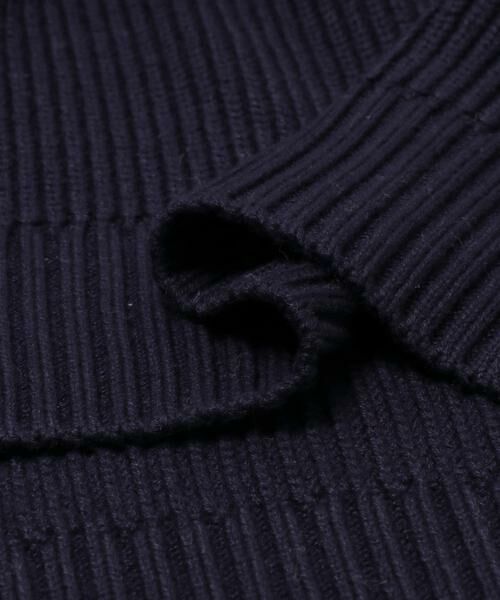URBAN RESEARCH DOORS / アーバンリサーチ ドアーズ ニット・セーター | 衿付き畦ニット | 詳細10