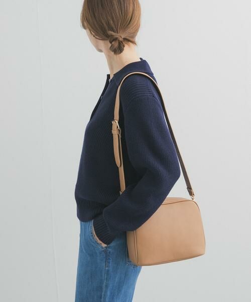 URBAN RESEARCH DOORS / アーバンリサーチ ドアーズ ニット・セーター | 衿付き畦ニット | 詳細4