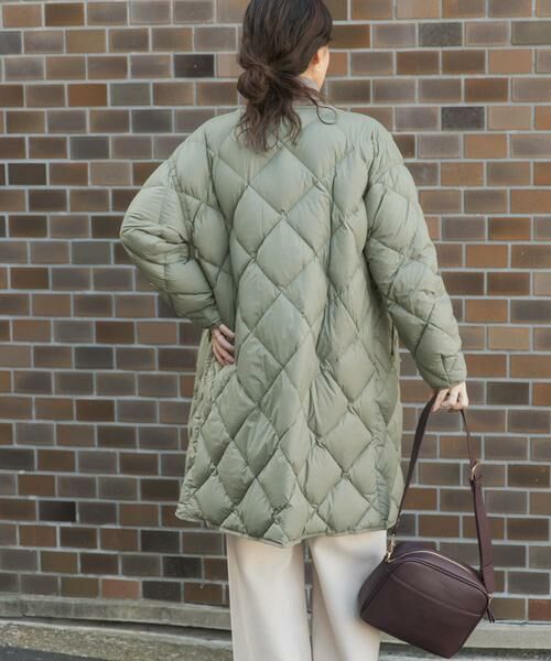 URBAN RESEARCH DOORS / アーバンリサーチ ドアーズ その他アウター | ライトダウンキルトロングコート | 詳細2