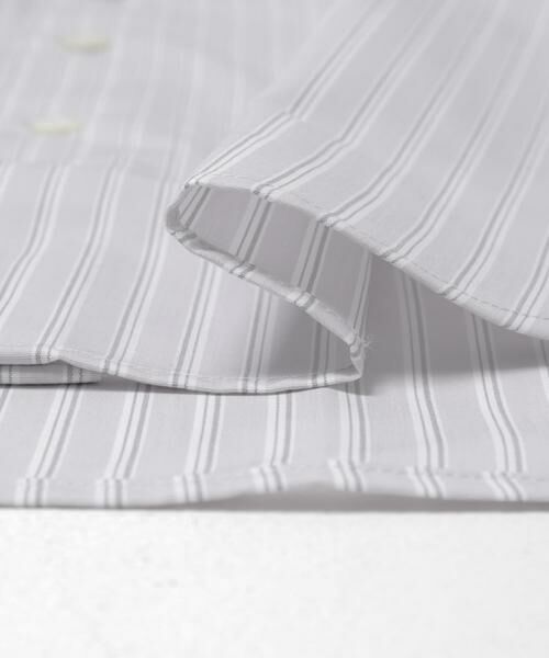 URBAN RESEARCH DOORS / アーバンリサーチ ドアーズ シャツ・ブラウス | LIFE STYLE TAILOR　セミワイドストライプシャツ | 詳細4