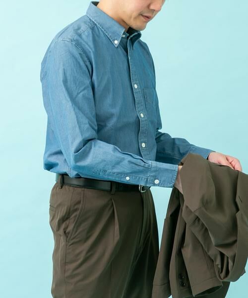 URBAN RESEARCH DOORS / アーバンリサーチ ドアーズ シャツ・ブラウス | LIFE STYLE TAILOR　シャンブレーBDシャツ | 詳細3