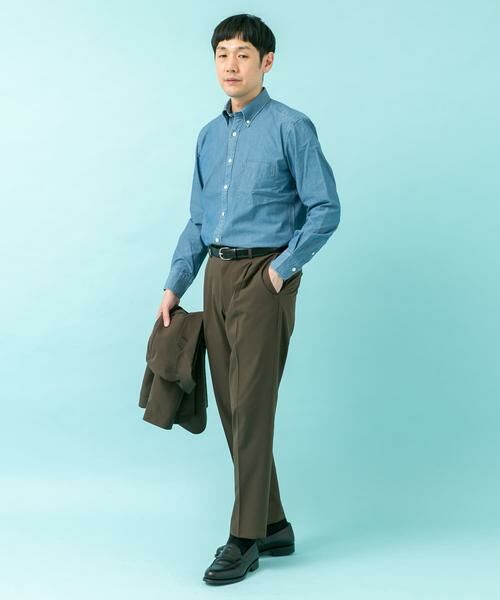 URBAN RESEARCH DOORS / アーバンリサーチ ドアーズ シャツ・ブラウス | LIFE STYLE TAILOR　シャンブレーBDシャツ | 詳細4