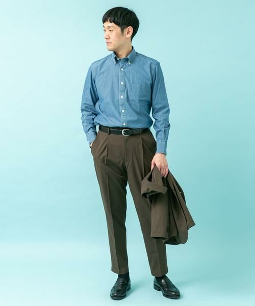 URBAN RESEARCH DOORS / アーバンリサーチ ドアーズ シャツ・ブラウス | LIFE STYLE TAILOR　シャンブレーBDシャツ | 詳細7