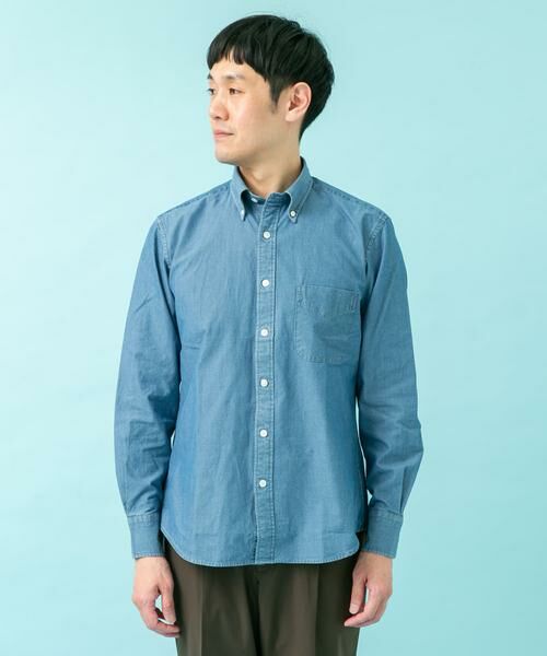 URBAN RESEARCH DOORS / アーバンリサーチ ドアーズ シャツ・ブラウス | LIFE STYLE TAILOR　シャンブレーBDシャツ | 詳細8