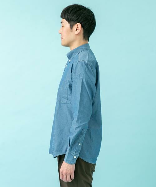 URBAN RESEARCH DOORS / アーバンリサーチ ドアーズ シャツ・ブラウス | LIFE STYLE TAILOR　シャンブレーBDシャツ | 詳細9