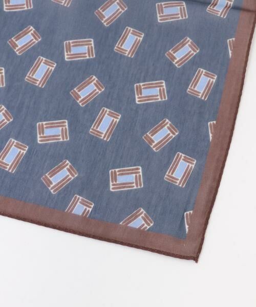 URBAN RESEARCH DOORS / アーバンリサーチ ドアーズ ハンカチ | LIFE STYLE TAILOR　BBCプリントチーフ | 詳細2