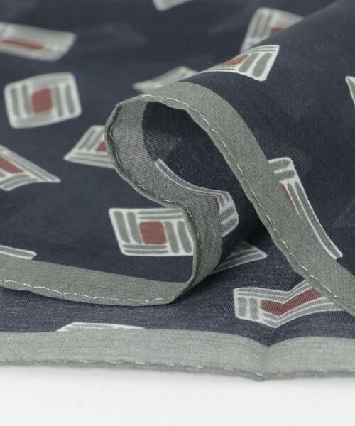 URBAN RESEARCH DOORS / アーバンリサーチ ドアーズ ハンカチ | LIFE STYLE TAILOR　BBCプリントチーフ | 詳細5