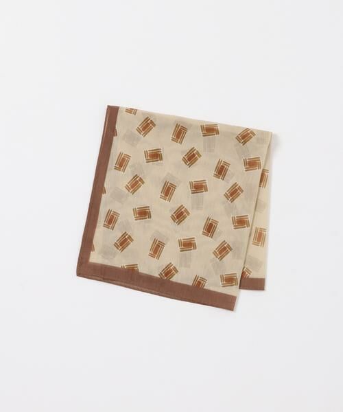 URBAN RESEARCH DOORS / アーバンリサーチ ドアーズ ハンカチ | LIFE STYLE TAILOR　BBCプリントチーフ | 詳細6