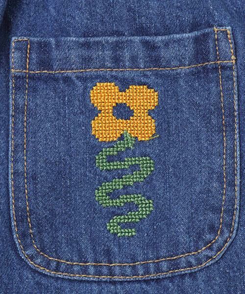 URBAN RESEARCH DOORS / アーバンリサーチ ドアーズ パンツ | 『別注カラー』Solii+Sola　CROSS STITCH DENIM(KIDS) | 詳細21