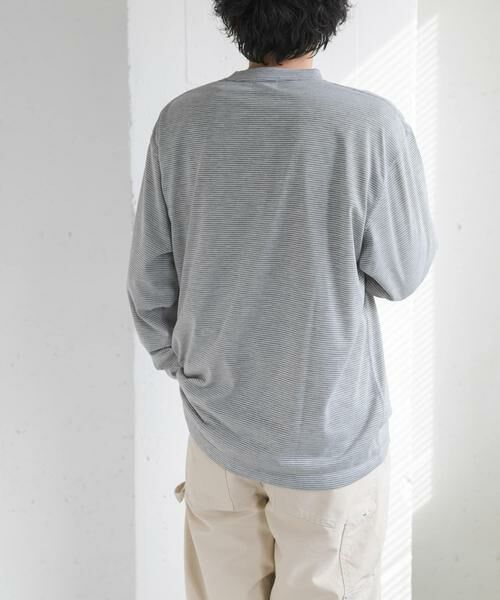 URBAN RESEARCH DOORS / アーバンリサーチ ドアーズ Tシャツ | FORK&SPOON　CAVEボーダーロングスリーブTシャツ | 詳細23