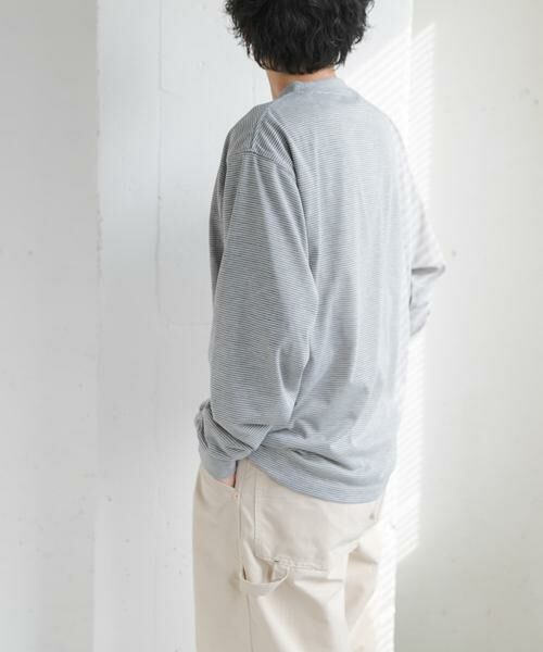 URBAN RESEARCH DOORS / アーバンリサーチ ドアーズ Tシャツ | FORK&SPOON　CAVEボーダーロングスリーブTシャツ | 詳細24