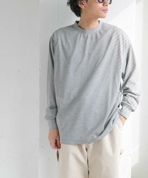 URBAN RESEARCH DOORS / アーバンリサーチ ドアーズ Tシャツ | FORK&SPOON　CAVEボーダーロングスリーブTシャツ | 詳細25