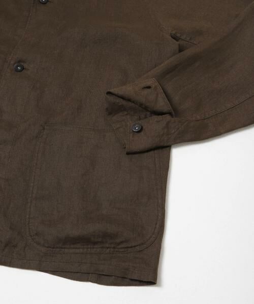 URBAN RESEARCH DOORS / アーバンリサーチ ドアーズ その他アウター | FORK&SPOON　リネンカバーオールシャツジャケット | 詳細10