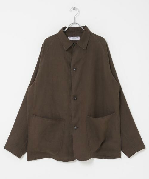 URBAN RESEARCH DOORS / アーバンリサーチ ドアーズ その他アウター | FORK&SPOON　リネンカバーオールシャツジャケット | 詳細8