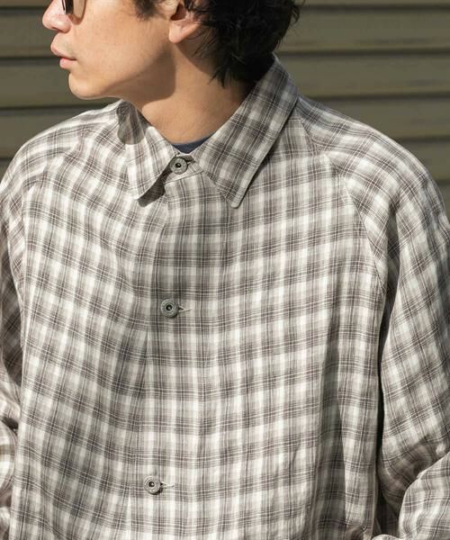 URBAN RESEARCH DOORS / アーバンリサーチ ドアーズ その他アウター | FORK&SPOON　リネンカバーオールシャツジャケット | 詳細20